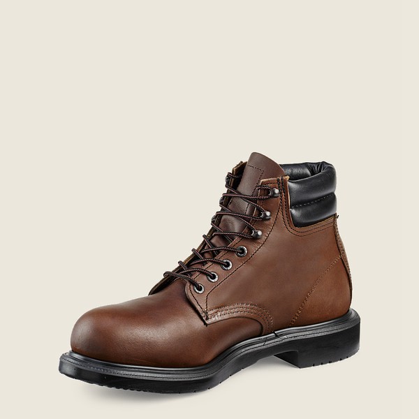 Botas de Seguridad Red Wing Hombre Marrom Oscuro - Supersole® - 6-Inch Toe - 238-SATVEX